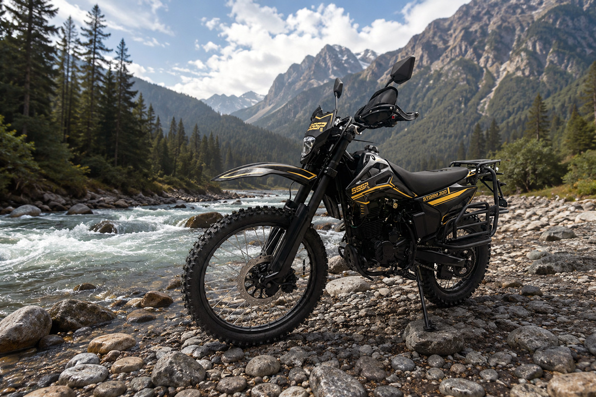 Кроссовый мотоцикл SSSR STORM CB300 BLACK