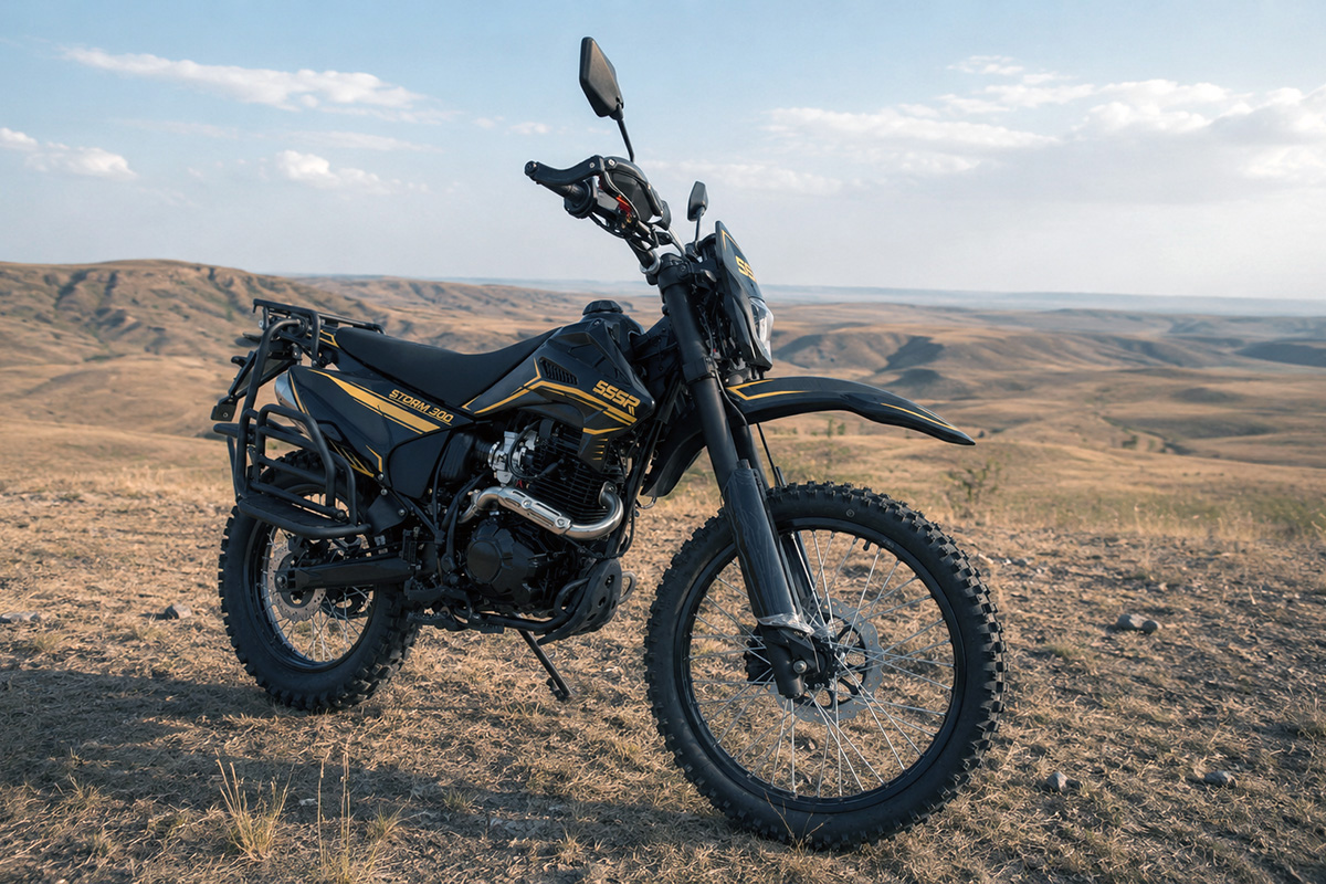 Кроссовый мотоцикл SSSR STORM CB300 BLACK
