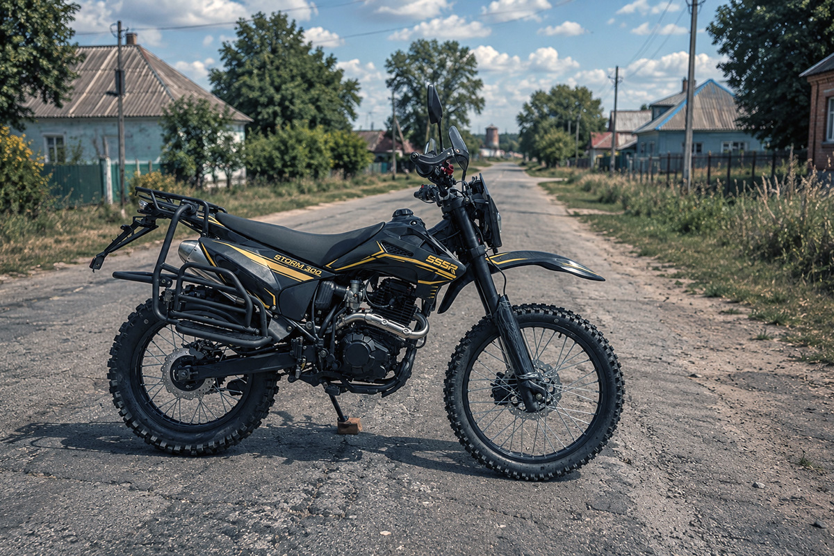 Кроссовый мотоцикл SSSR STORM CB300 BLACK