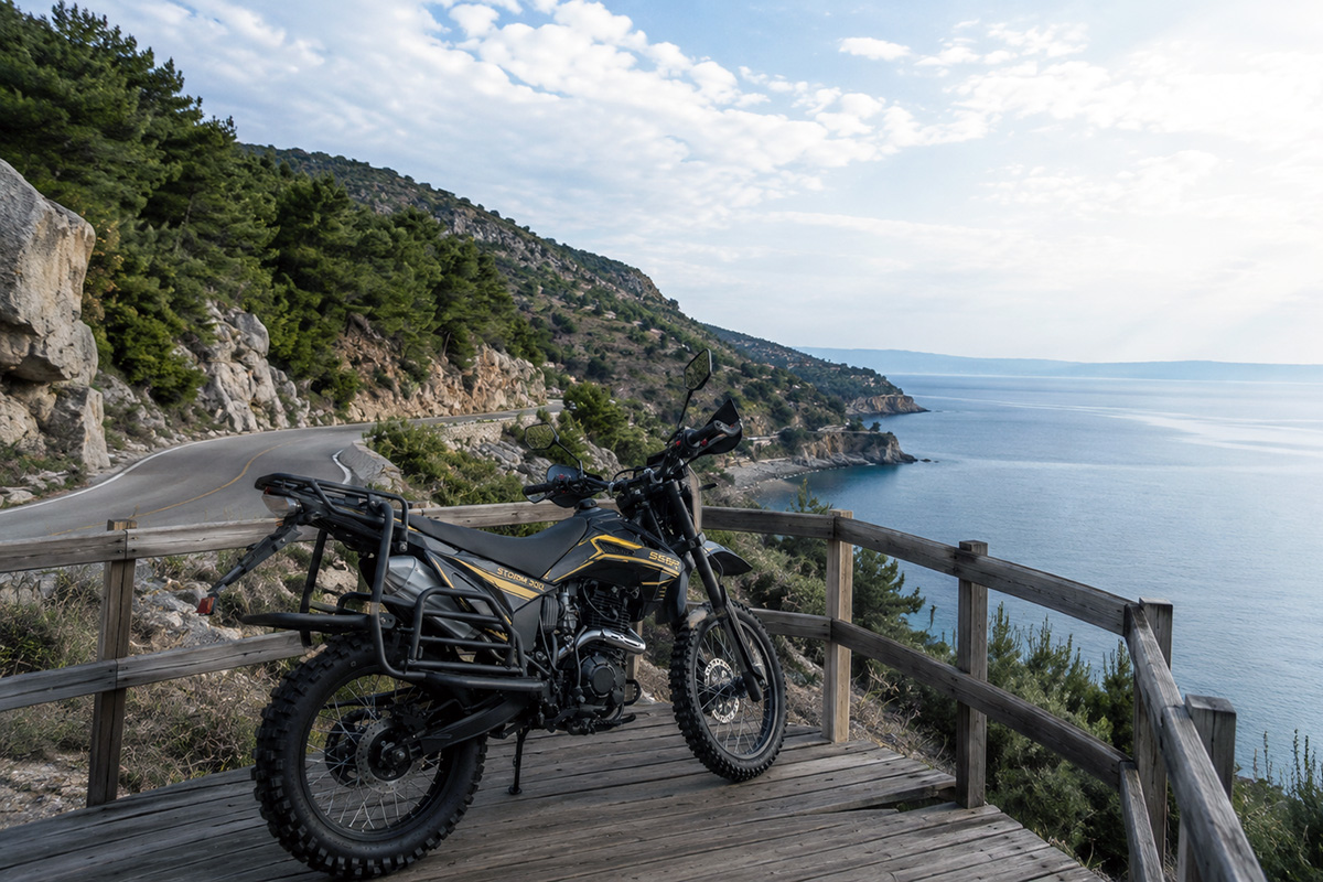 Кроссовый мотоцикл SSSR STORM CB300 BLACK