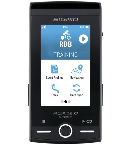 Велокомпьютер Sigma ROX 12.0 SPORT GPS Basic Серый