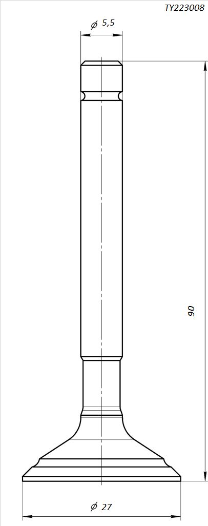 Клапан выпускной