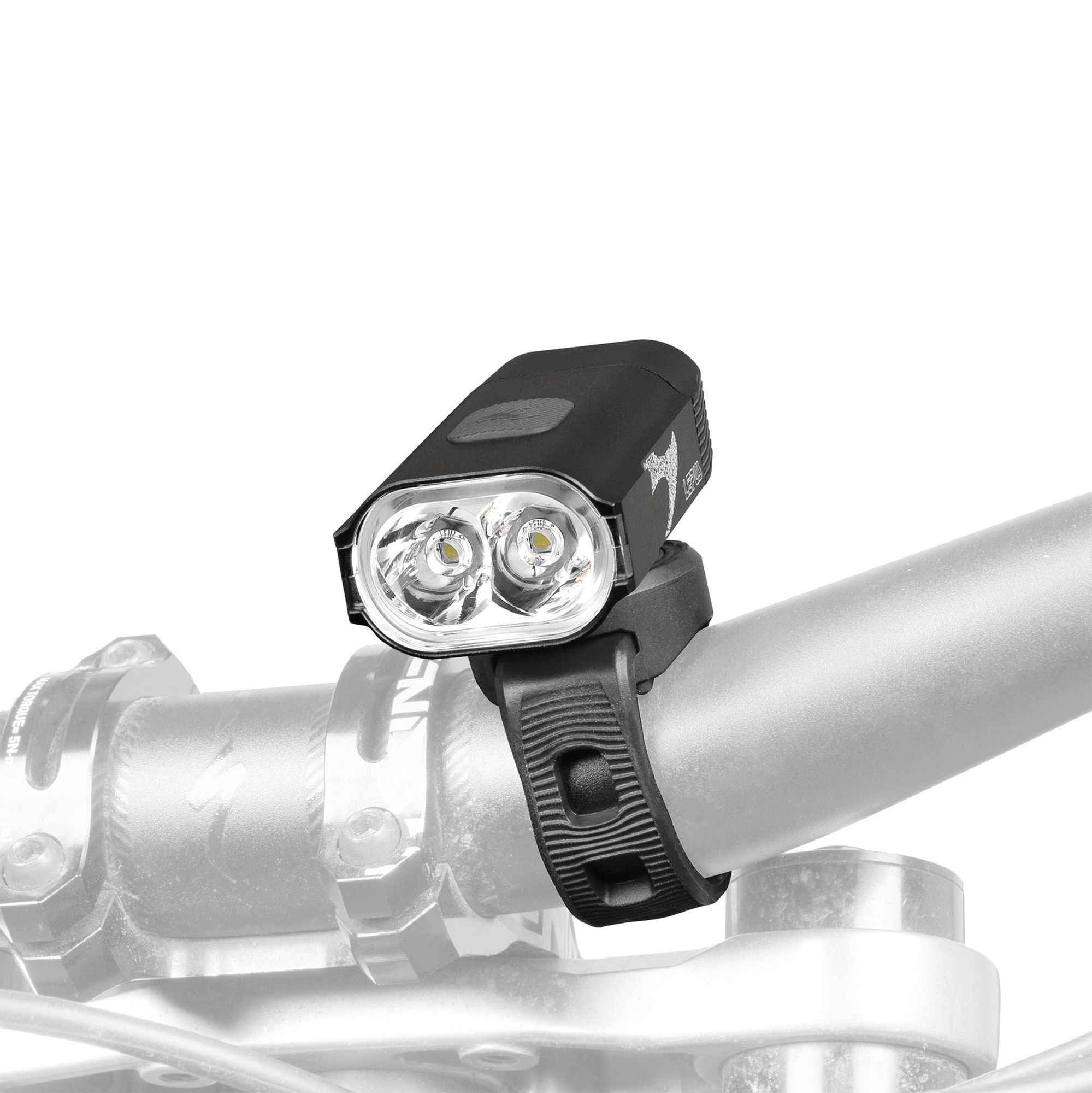Велофара Moon LEPUS 600 люмен, USB-C, крепление gopro garmin