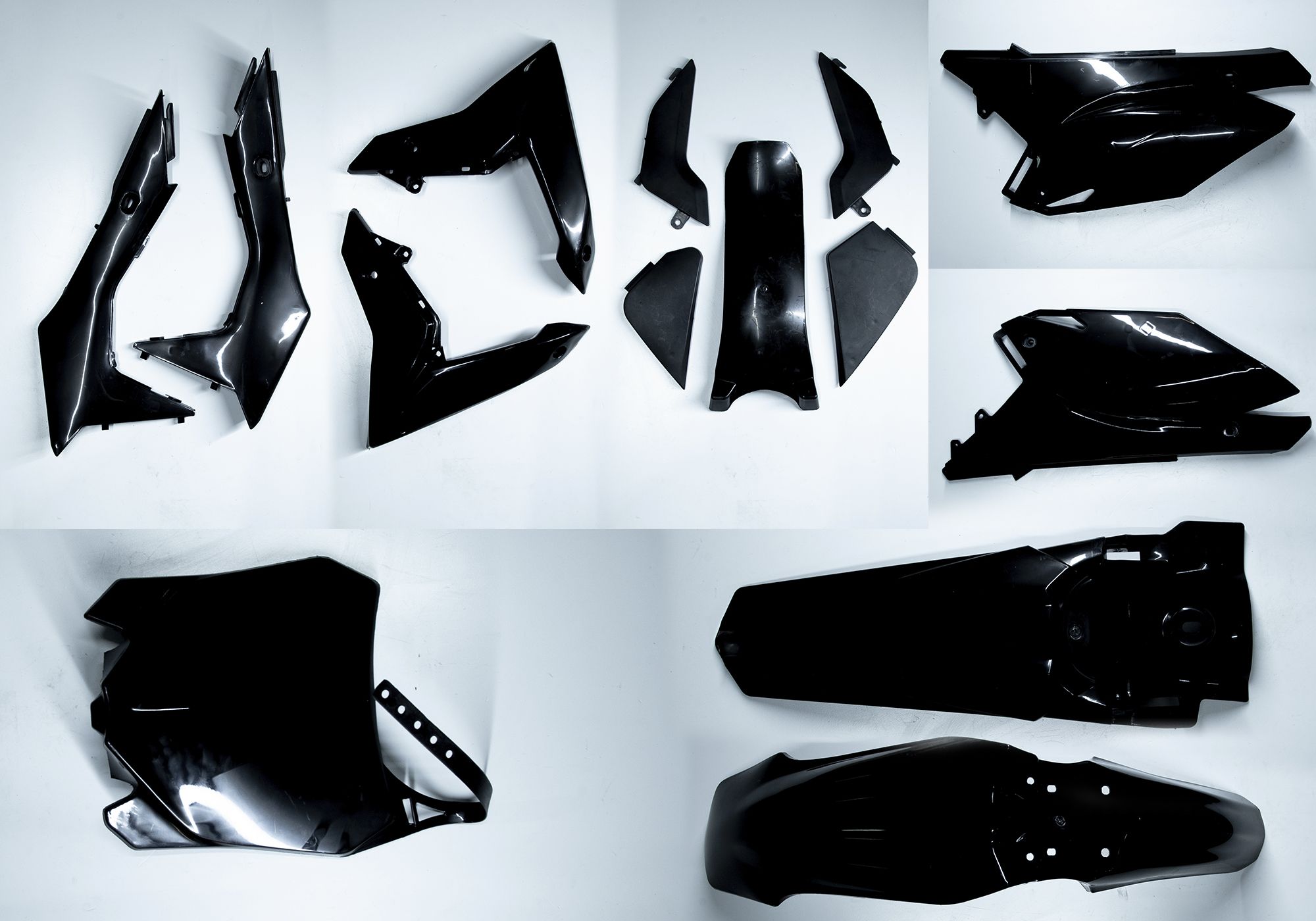 Пластик комплект черный