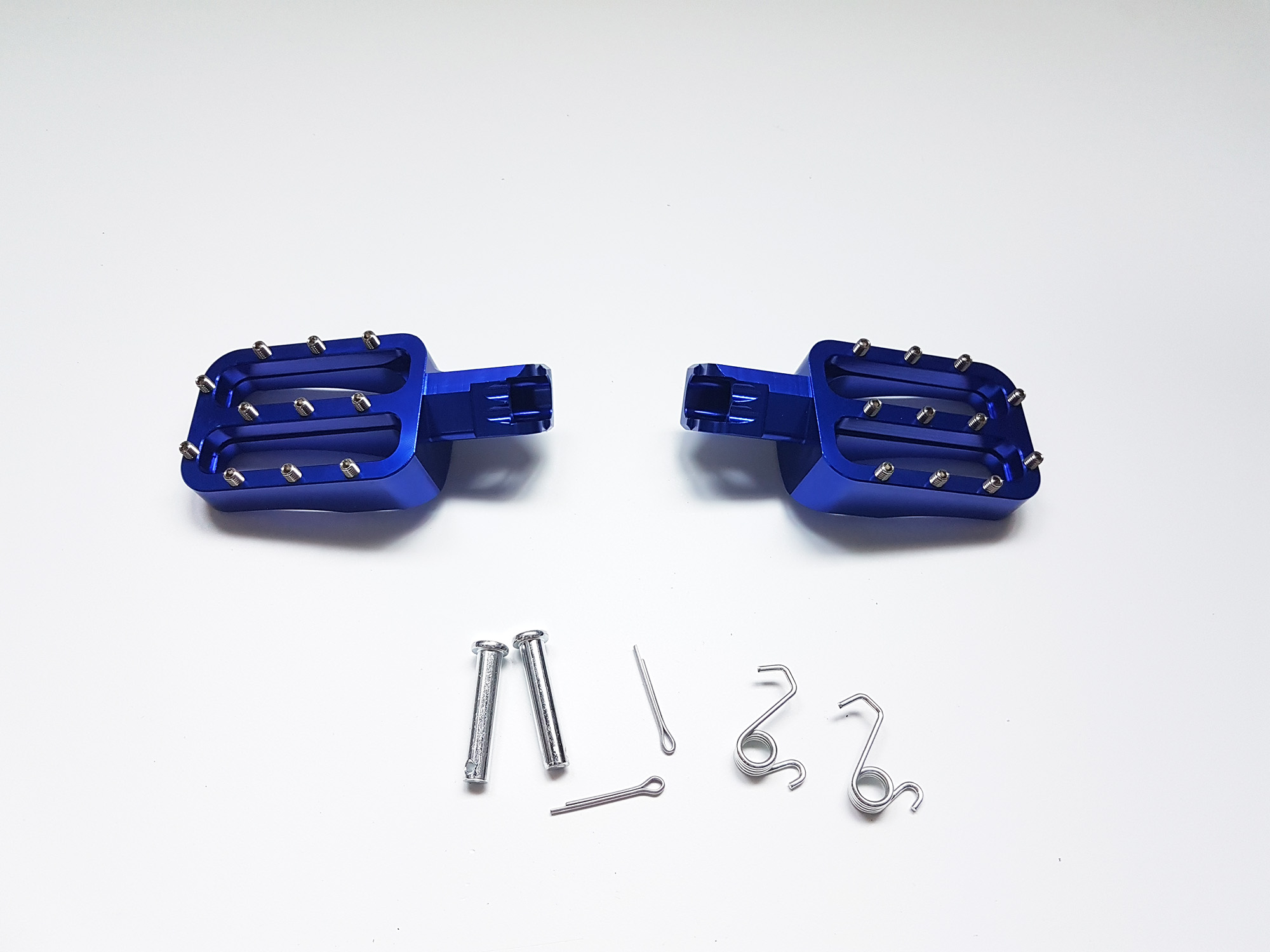 Подножки водителя CNC (пара) синие