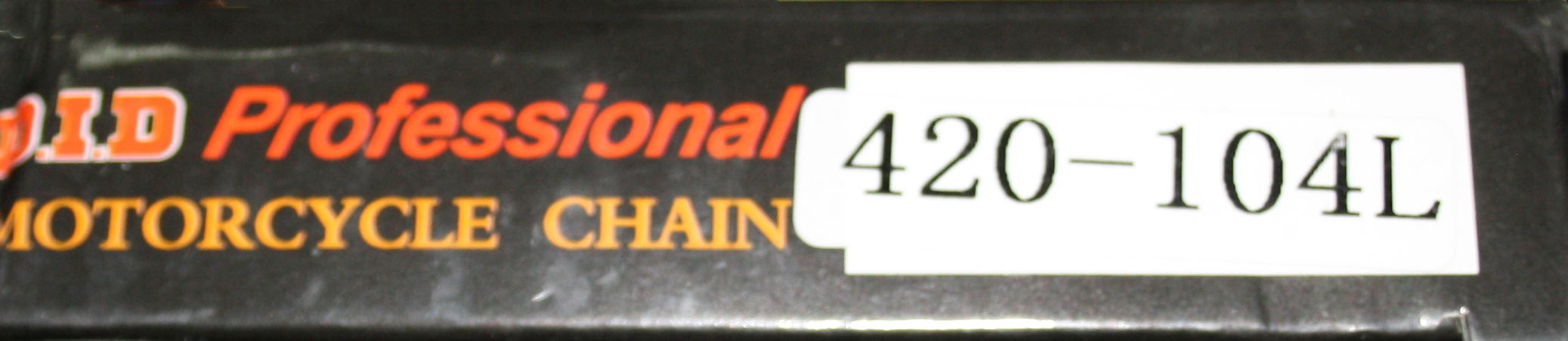 Цепь 420x104L без сальника DID (Black & Black)