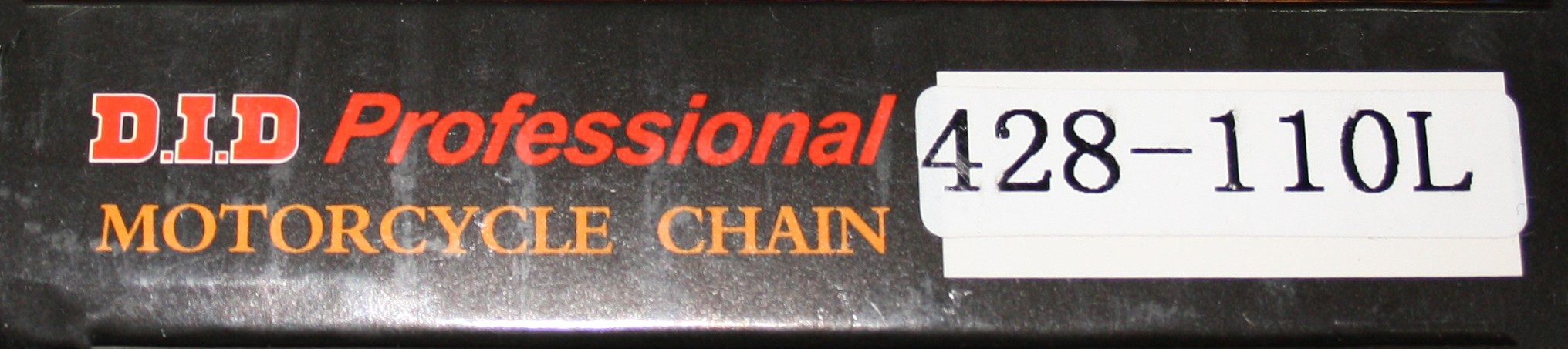 Цепь 428x110L без сальника DID (Black & Black)