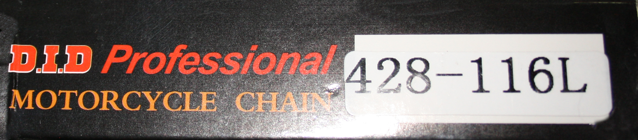 Цепь 428x116L без сальника DID (Black & Black)