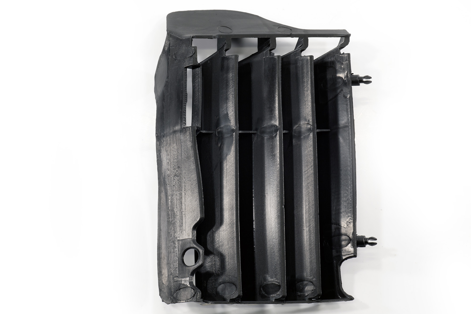 Защита радиатора левая чёрный