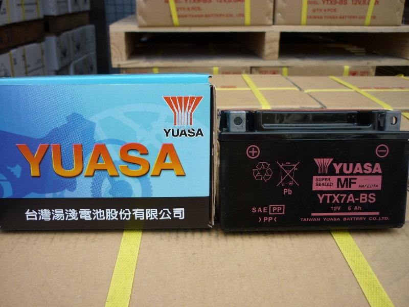 АКБ Yuasa YTX7A-BS 150x87x94 + -
