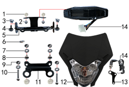 Фара и приборная панель