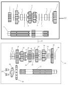 ГЛАВНАЯ ТРАНСМИССИЯ, ВРАЩАЮЩИЙ ВАЛ