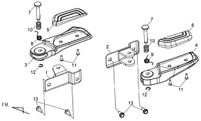 Пассажирские подножки