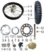 Колесо заднее