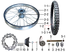 Переднее колесо