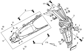 Задняя облицовка