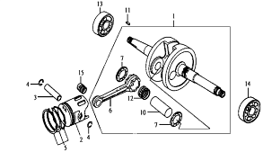 Коленвал / поршень