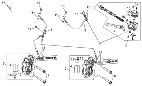 Передний тормоз
