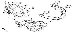 Задняя облицовка