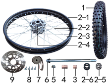 Колесо переднее