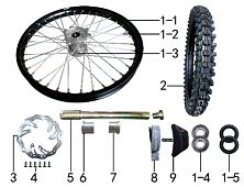 Колесо переднее