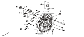 Правая крышка картера