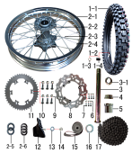 Колесо заднее