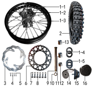 Колесо заднее