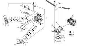 Головка цилиндра / Дроссель