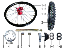 Колесо переднее