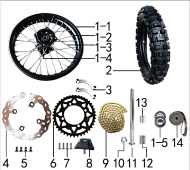 Колесо заднее