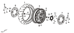 Переднее колесо