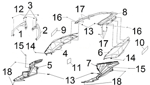 Облицовка центральная