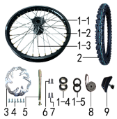 Колесо переднее