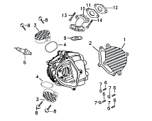 Головка цилиндра в сборе