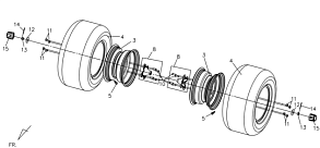 Задние колеса