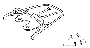 Накладка на багажник