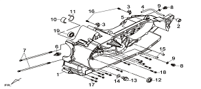 Левая половина картера