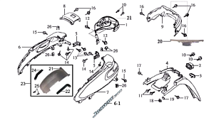 Задняя и боковая облицовка