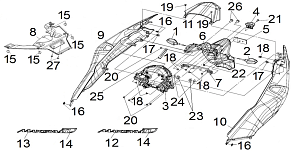 Облицовка задняя