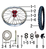 Переднее колесо