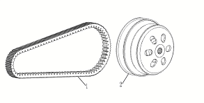 Ведомое колесо в сборе