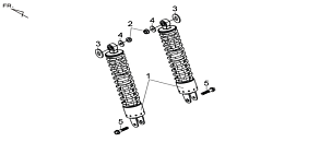 Задние амортизаторы