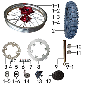 Колесо заднее
