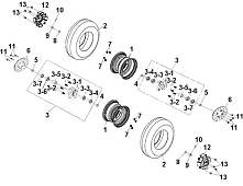 Передние колеса