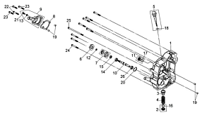 Правая крышка картера