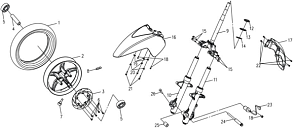 Траверса / Перья / Колесо