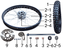 Колесо переднее