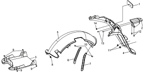 Задняя облицовка
