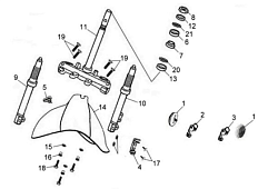 Траверса / перья